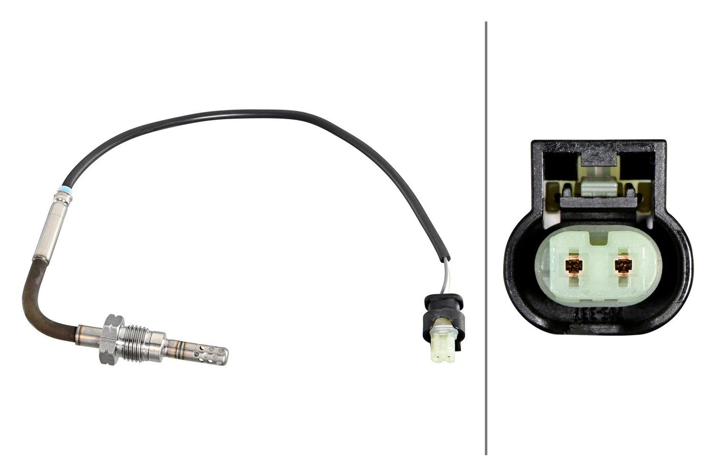HELLA Sensor, exhaust gas temperature - 2-pin connector 6PT358226-131