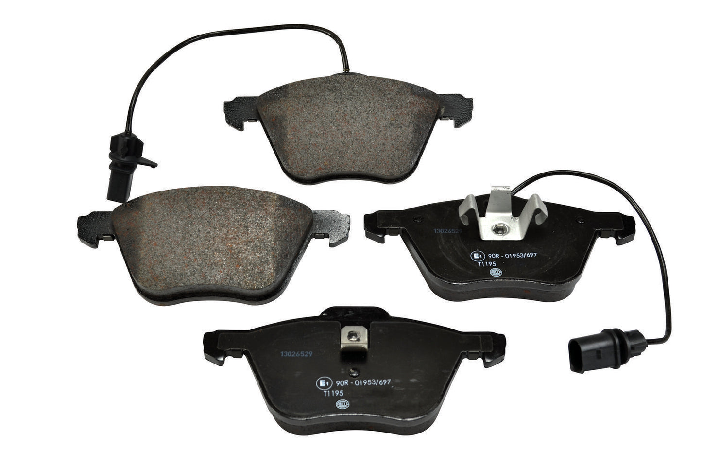 HELLA Brake pad set - T1195 - for e.g. FORD / SEAT / VOLKSWAGEN 8DB355008-921