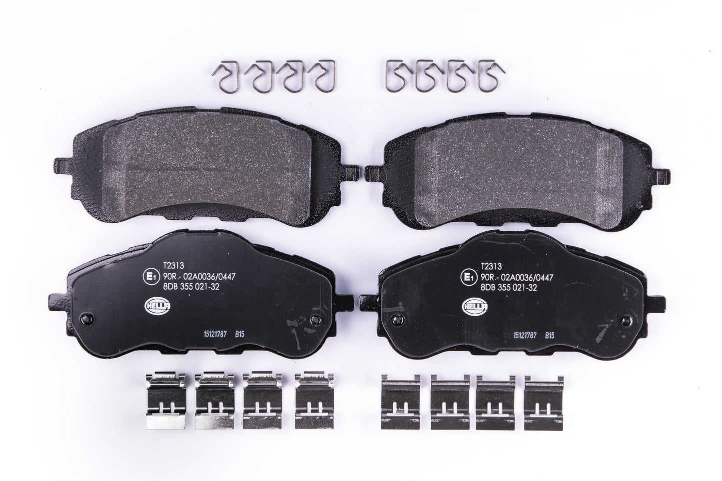 HELLA Brake pad set - T2313 - for e.g. CITROEN / OPEL / PEUGEOT / VAUXHALL 8DB355021-321