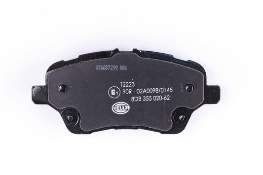 HELLA Brake pad set - T2223 - for e.g. FORD 8DB355020-621