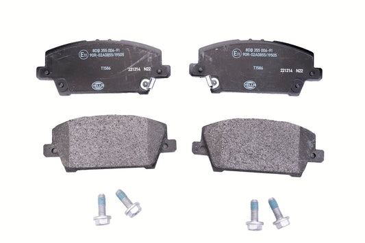 HELLA Brake pad set - T1586 - for e.g. HONDA 8DB355006-911