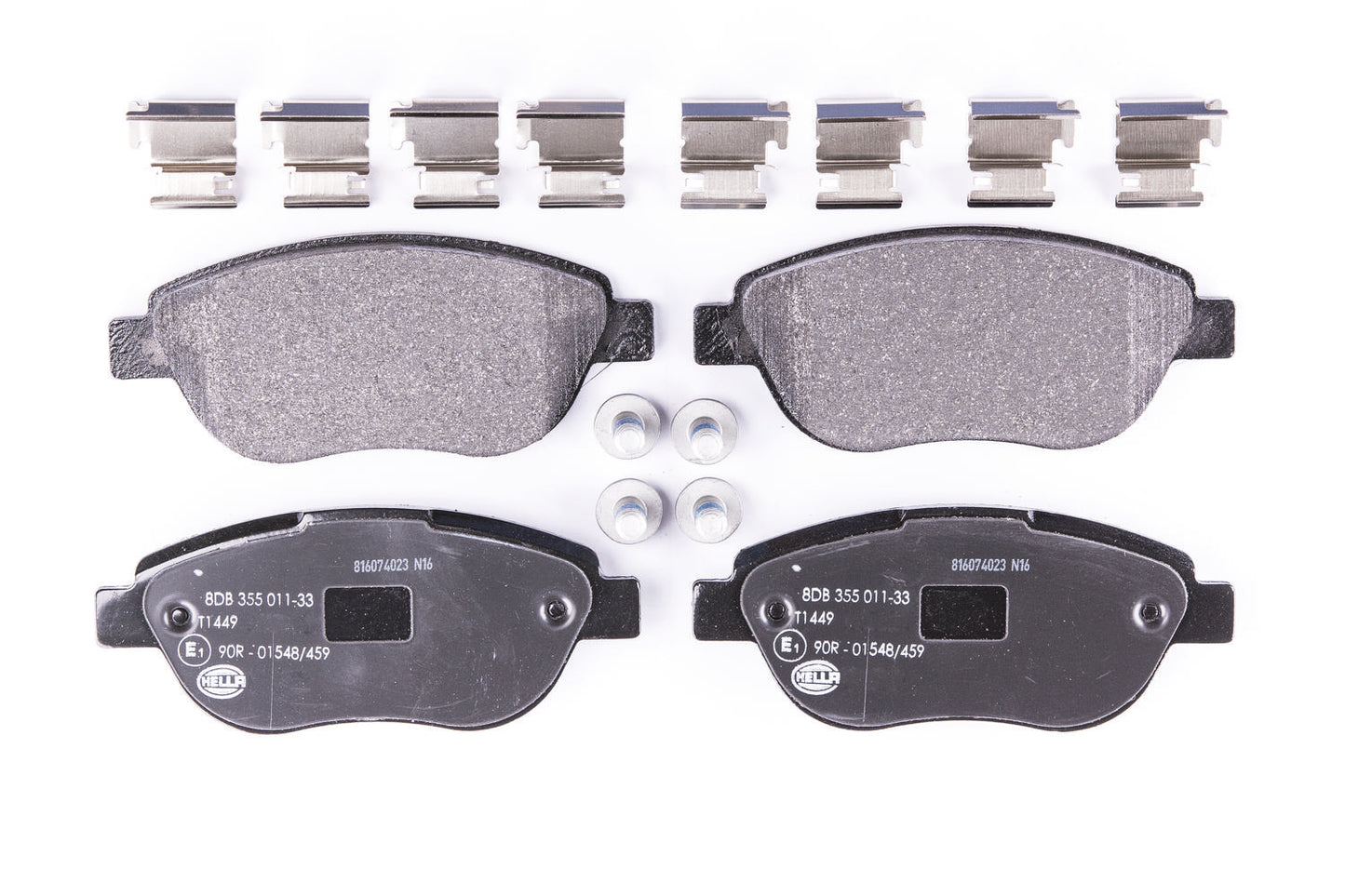 HELLA Brake pad set - T1449 - for e.g. CITROEN / FIAT / LANCIA / PEUGEOT 8DB355011-331