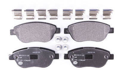 HELLA Brake pad set - T1449 - for e.g. CITROEN / FIAT / LANCIA / PEUGEOT 8DB355011-331