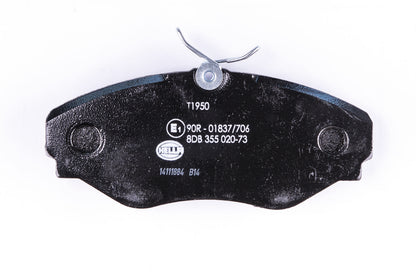 HELLA Brake pad set - T1950 - for e.g. RENAULT 8DB355020-731