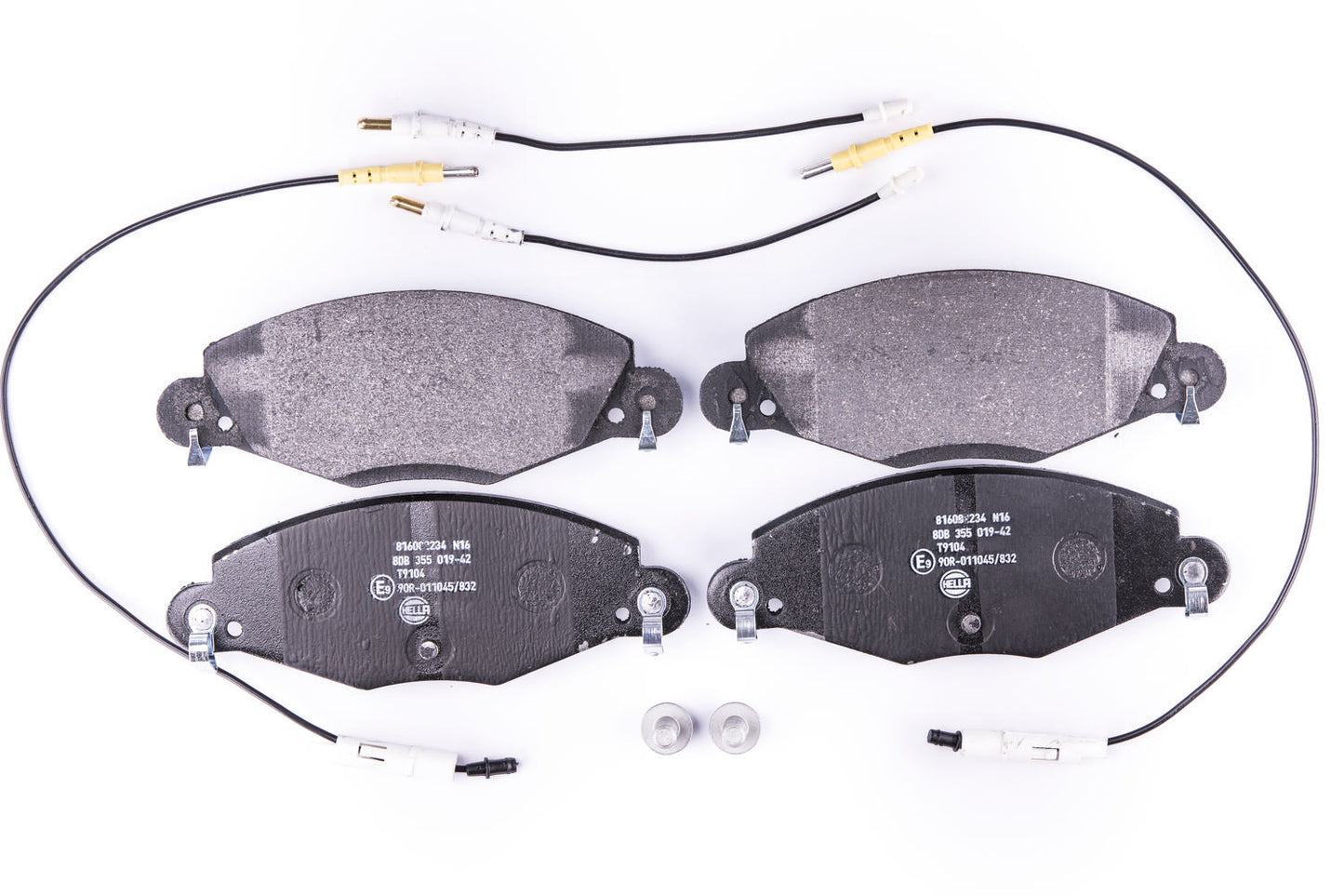 HELLA Brake pad set - T9104 - for e.g. CITROEN 8DB355019-421