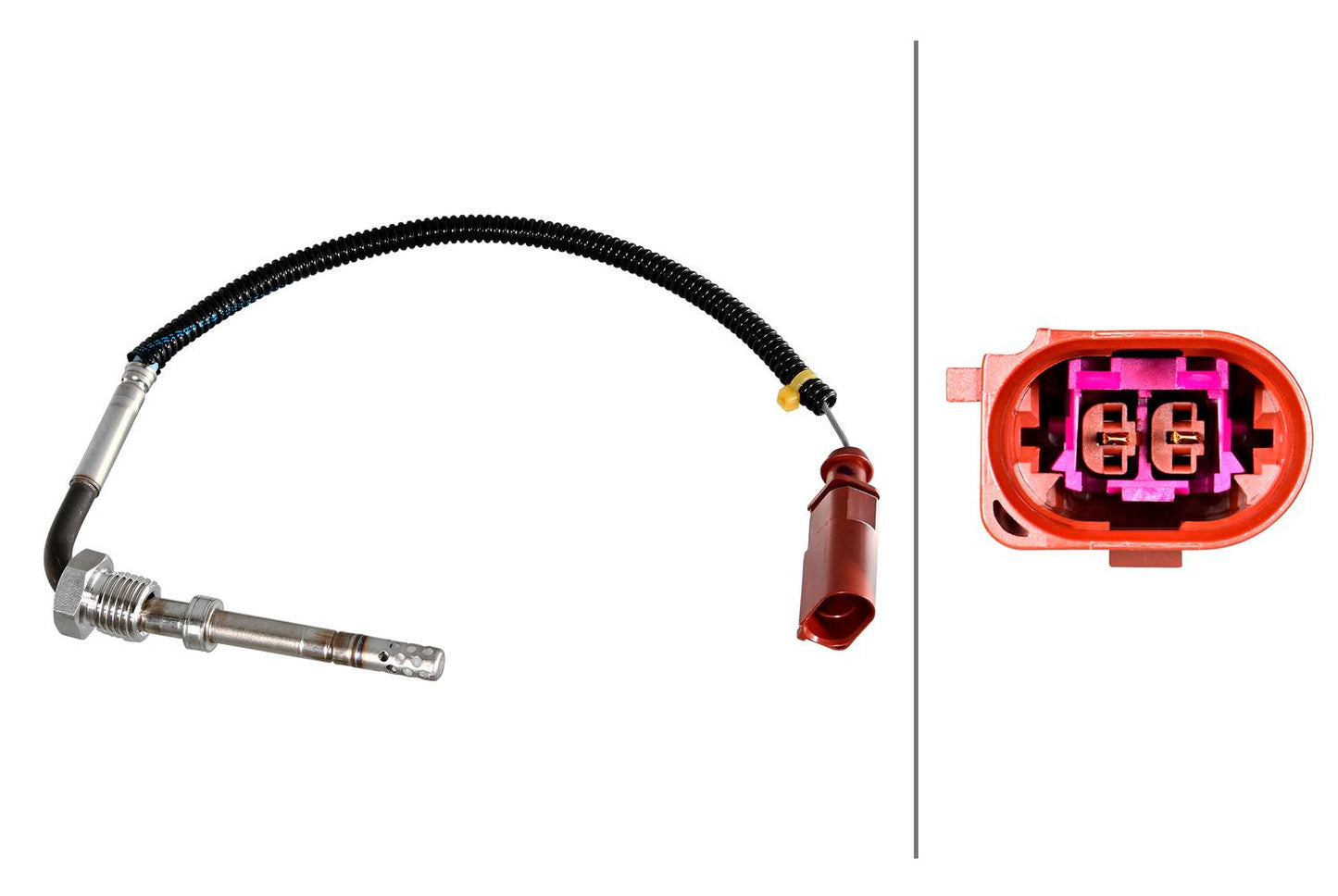 HELLA Sensor, exhaust gas temperature - 2-pin connector 6PT358226-261