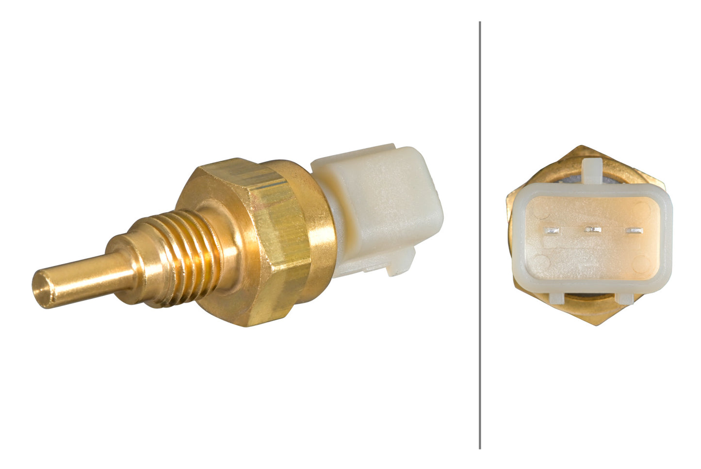 HELLA Sensor, coolant temperature - 3-pin connector 6PT358385-411