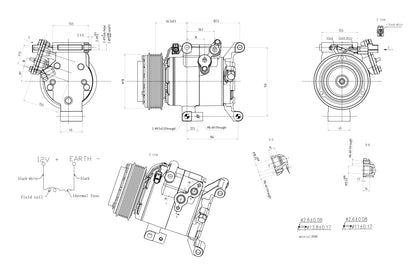 Hella Aircon Compressor 8FK366200-411
