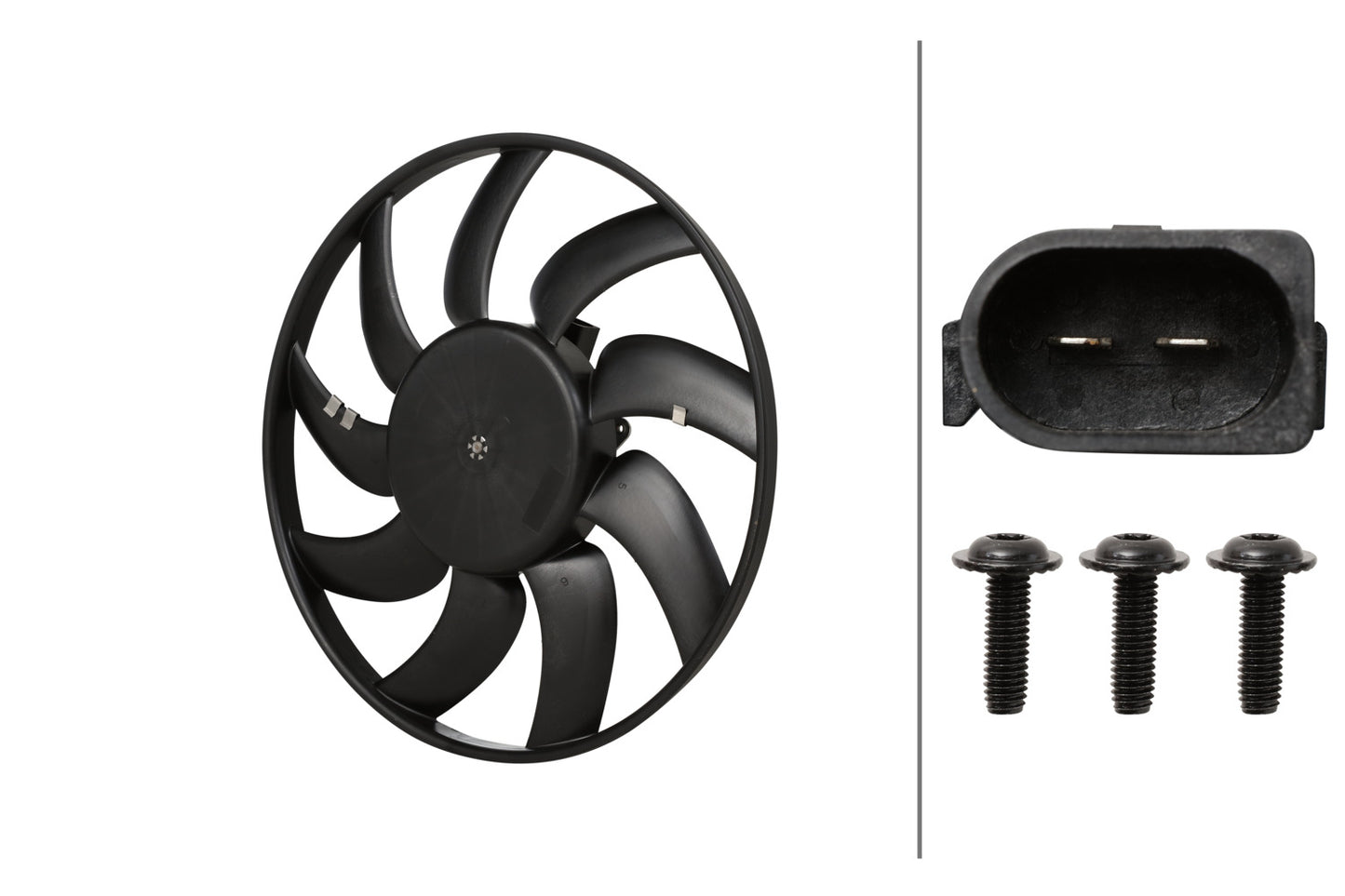 Hella Radiator Cooling Fan 8EW366420-601