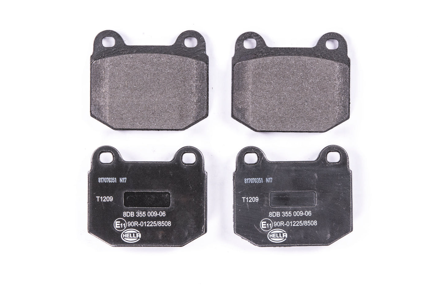 HELLA Brake pad set - T1209 - for e.g. LOTUS / OPEL / VAUXHALL 8DB355009-061