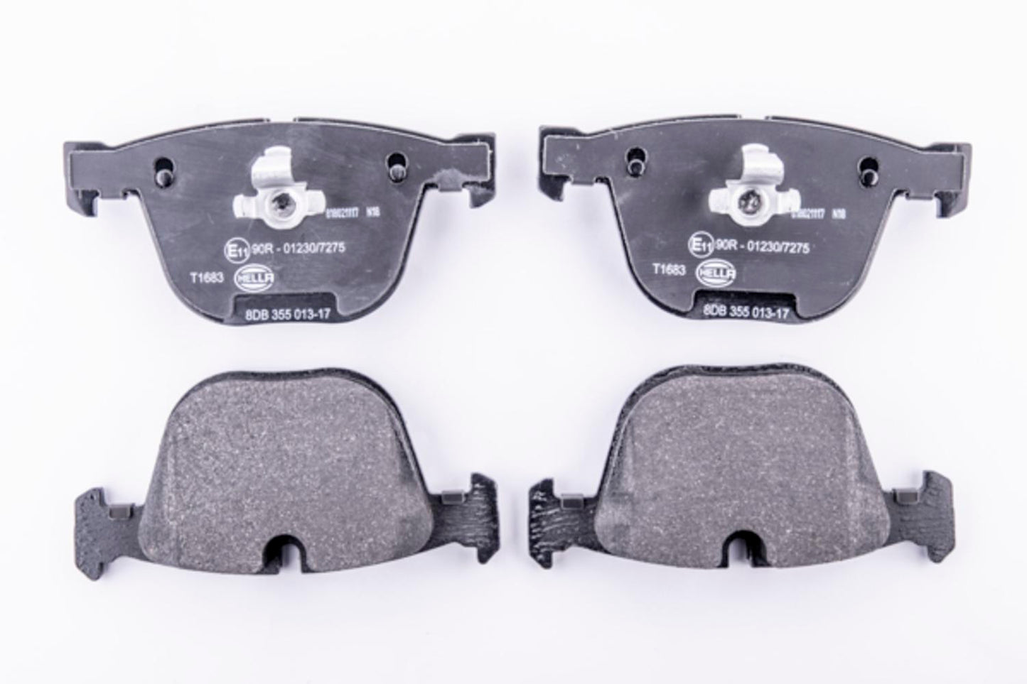 HELLA Brake pad set - T1683 - for e.g. BMW 8DB355013-171