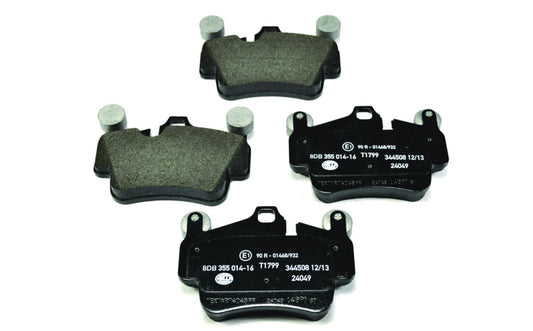 HELLA Brake pad set - T1799 - for e.g. PORSCHE 8DB355014-161