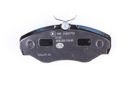 HELLA Brake pad set - T5127 - for e.g. RENAULT 8DB355018-501
