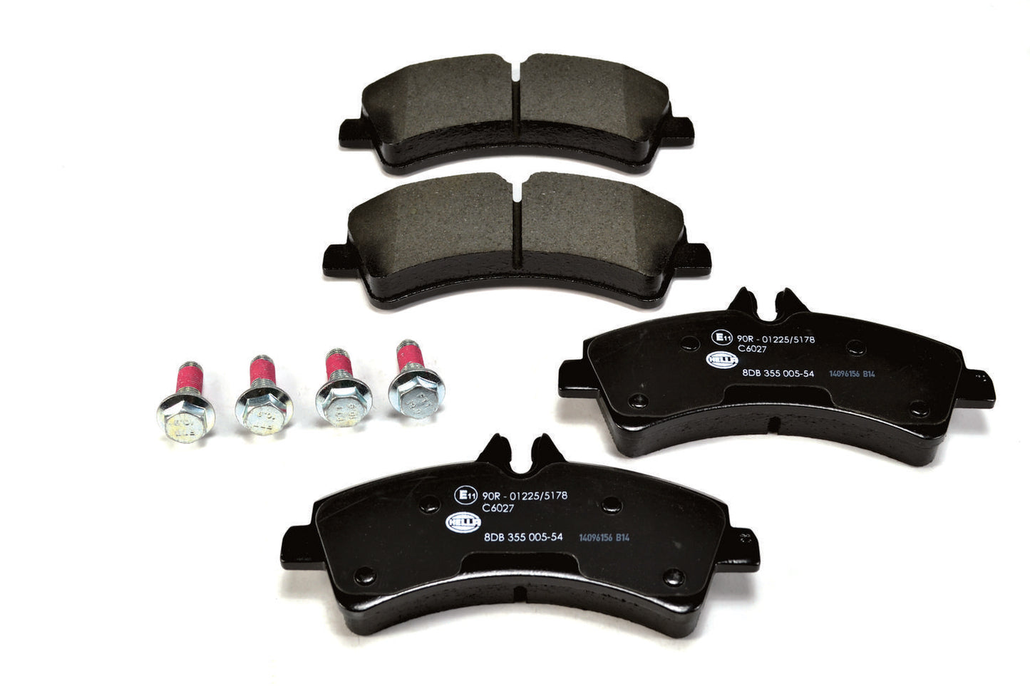 HELLA Brake pad set - C6027 - for e.g. MERCEDES-BENZ / VOLKSWAGEN 8DB355005-541