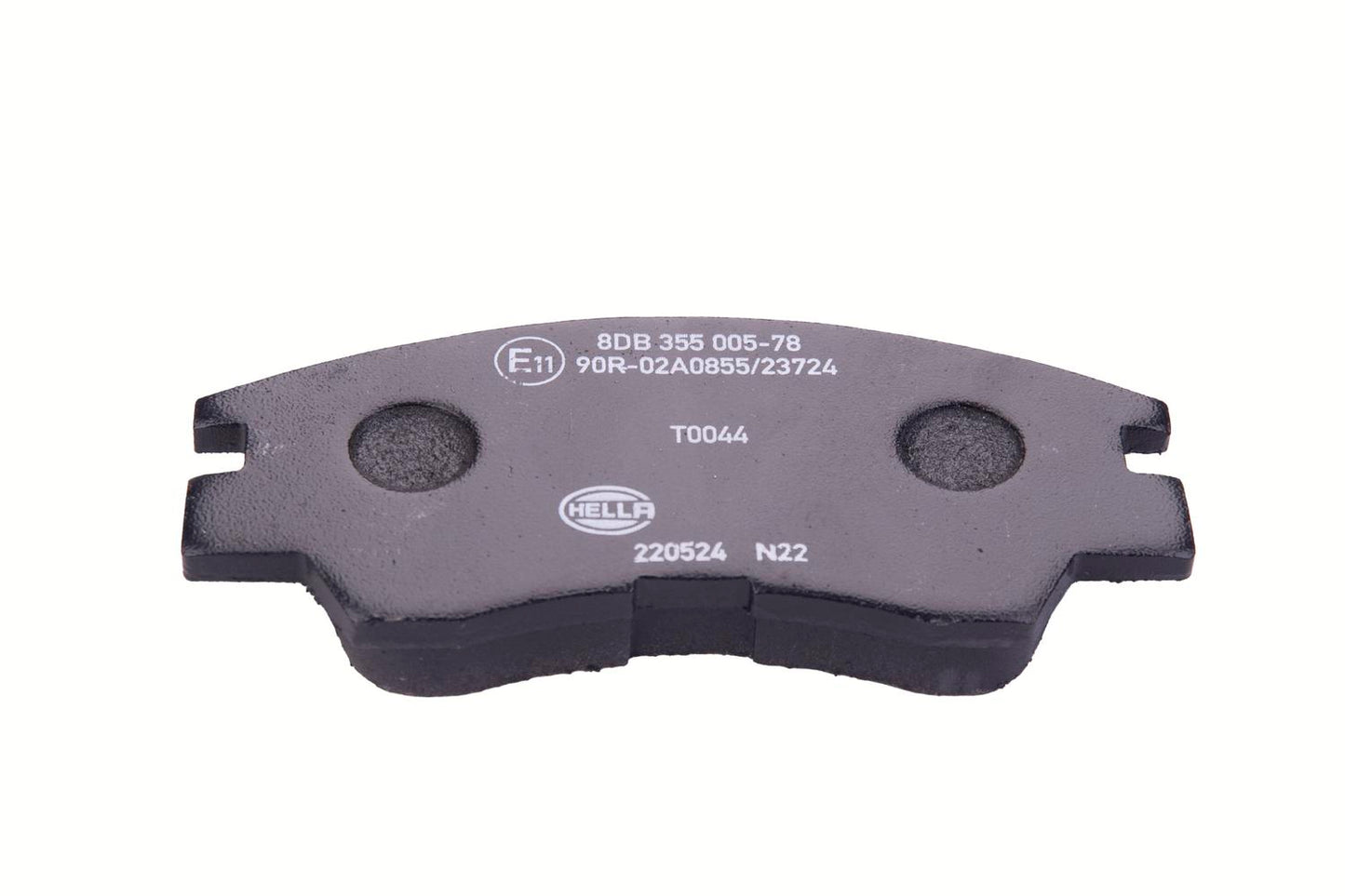 HELLA Brake pad set - T0044 - for e.g. MITSUBISHI 8DB355005-781