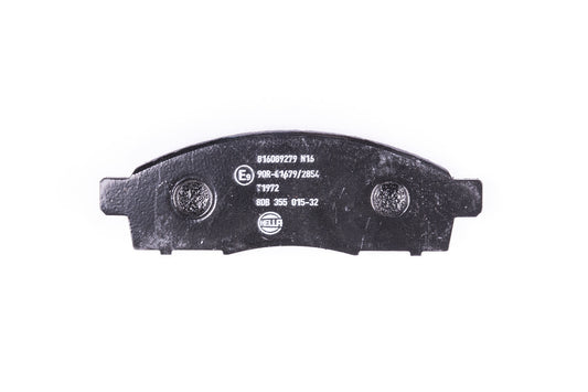 HELLA Brake pad set - T1972 - for e.g. MITSUBISHI / NISSAN 8DB355015-321