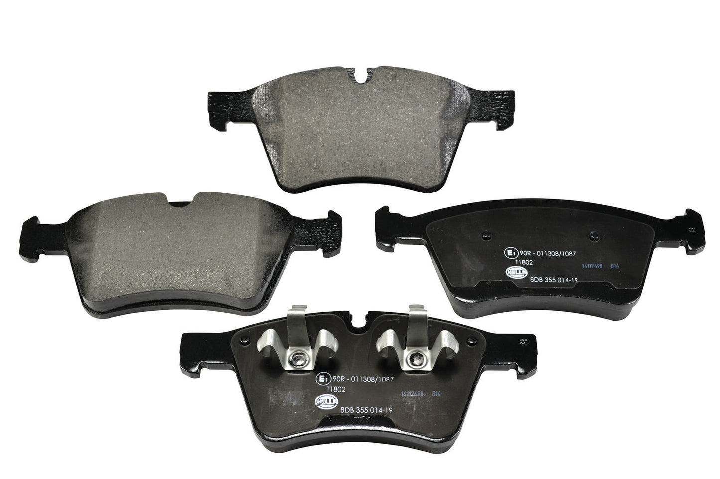 HELLA Brake pad set - T1802 - for e.g. MERCEDES-BENZ 8DB355014-191