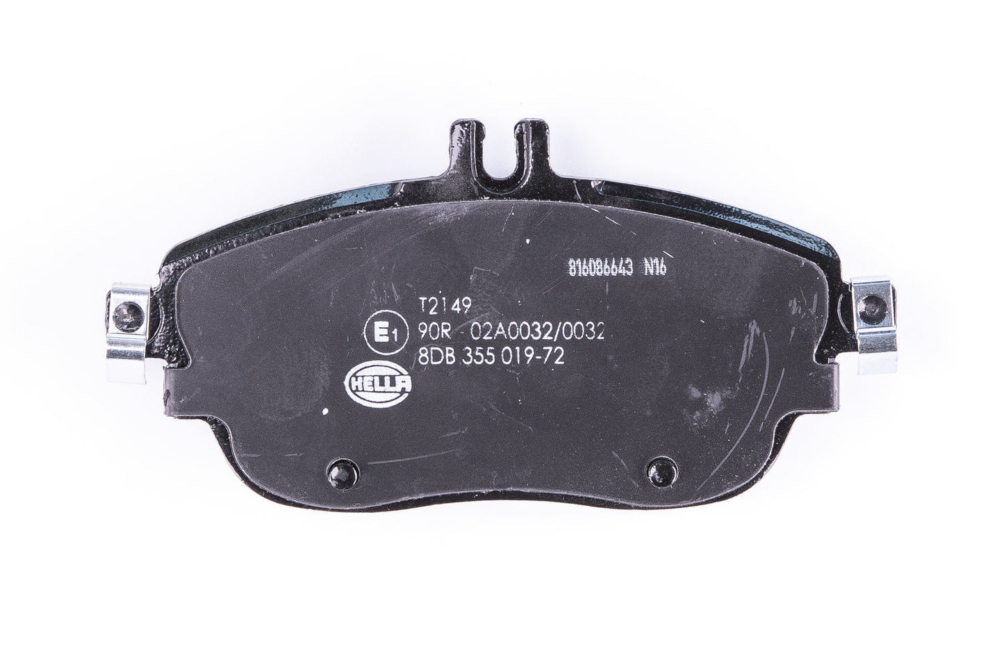 HELLA Brake pad set - T2149 - for e.g. INFINITI / MERCEDES-BENZ 8DB355019-721