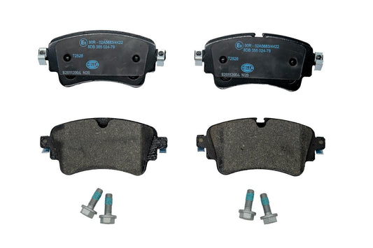HELLA Brake pad set - T2528 - for e.g. AUDI / VOLKSWAGEN 8DB355024-791