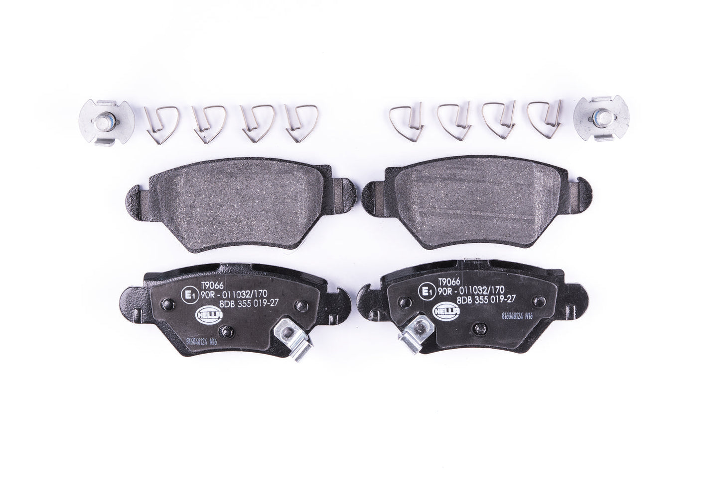 HELLA Brake pad set - T9066 - for e.g. CHEVROLET / HOLDEN / OPEL / VAUXHALL 8DB355019-271