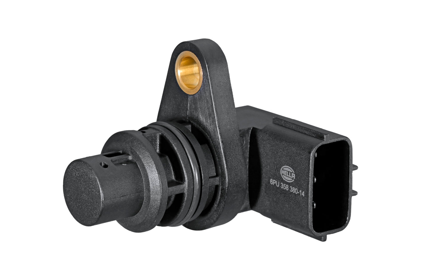 HELLA Sensor, speed/RPM - 12V - 3-pin connector - in transmission housing - Plugged 6PU358380-141