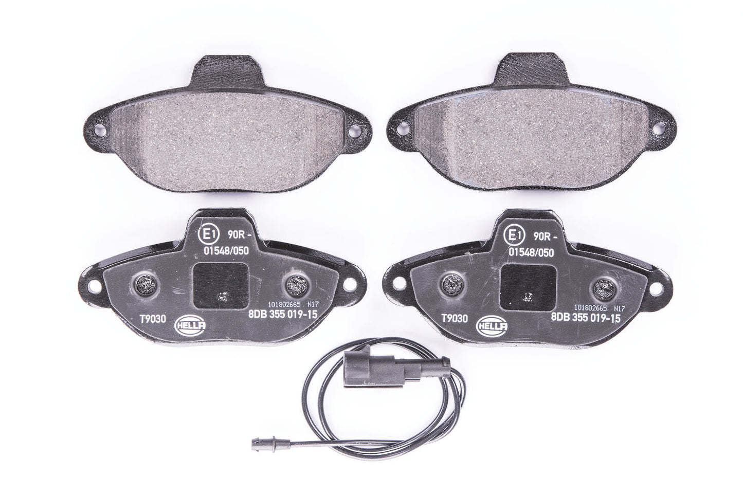 HELLA Brake pad set - T9030 - for e.g. FIAT / LANCIA / ZASTAVA 8DB355019-151