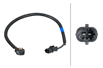 HELLA Knock Sensor - 2-pin connector 6PG013114-871
