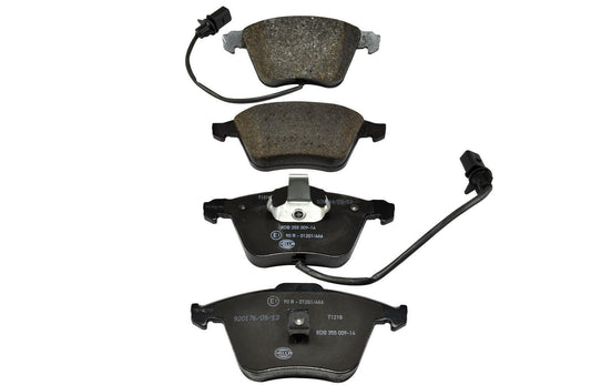 HELLA Brake pad set - T1218 - for e.g. AUDI 8DB355009-141