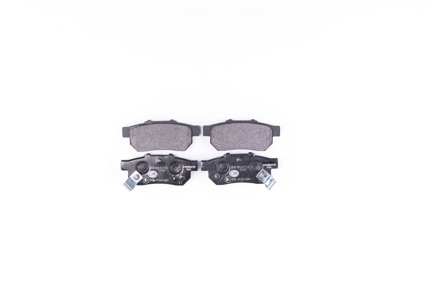 HELLA Brake pad set - T3107 - for e.g. ACURA / HONDA / MAZDA 8DB355017-151