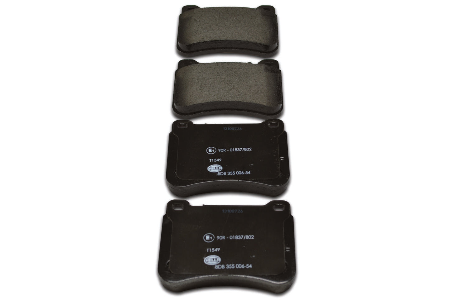 HELLA Brake pad set - T1549 - for e.g. MERCEDES-BENZ 8DB355006-541