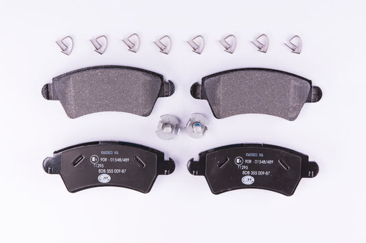 HELLA Brake pad set - T1295 - for e.g. CITROEN / PEUGEOT 8DB355009-871