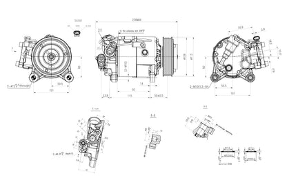 Hella Aircon Compressor 8FK366201-881