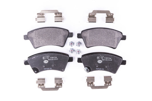 HELLA Brake pad set - T1616 - for e.g. FIAT / SUZUKI 8DB355012-511