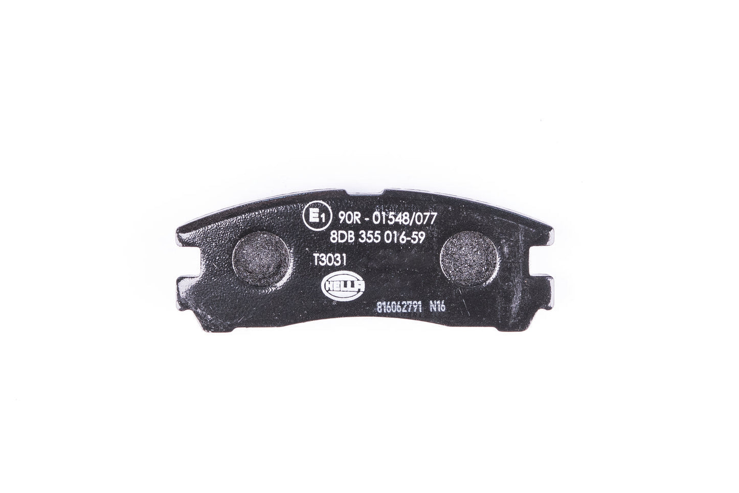 HELLA Brake pad set - T3031 - for e.g. CHRYSLER / DODGE / HYUNDAI / MITSUBISHI 8DB355016-591