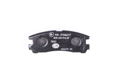 HELLA Brake pad set - T3031 - for e.g. CHRYSLER / DODGE / HYUNDAI / MITSUBISHI 8DB355016-591
