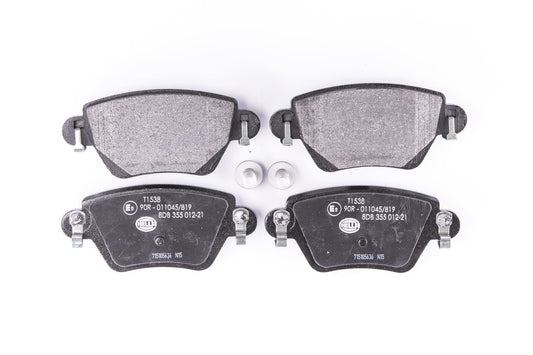 HELLA Brake pad set - T1538 - for e.g. RENAULT 8DB355012-211