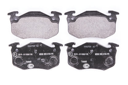 HELLA Brake pad set - T6065 - for e.g. CITROEN / PEUGEOT / RENAULT 8DB355018-951