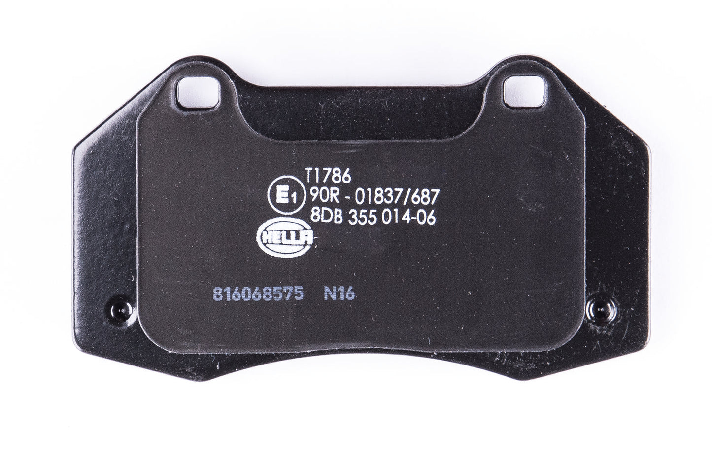 HELLA Brake pad set - T1786 - for e.g. ABARTH / ALFA ROMEO / FIAT 8DB355014-061