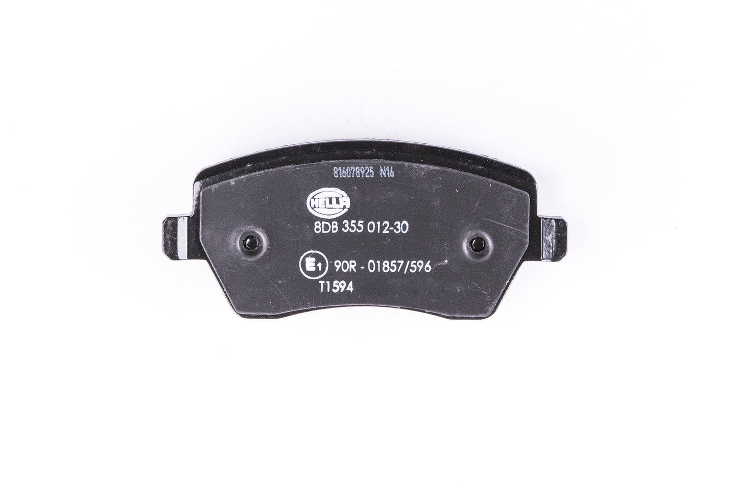 HELLA Brake pad set - T1594 - for e.g. OPEL / SUZUKI / VAUXHALL 8DB355012-301