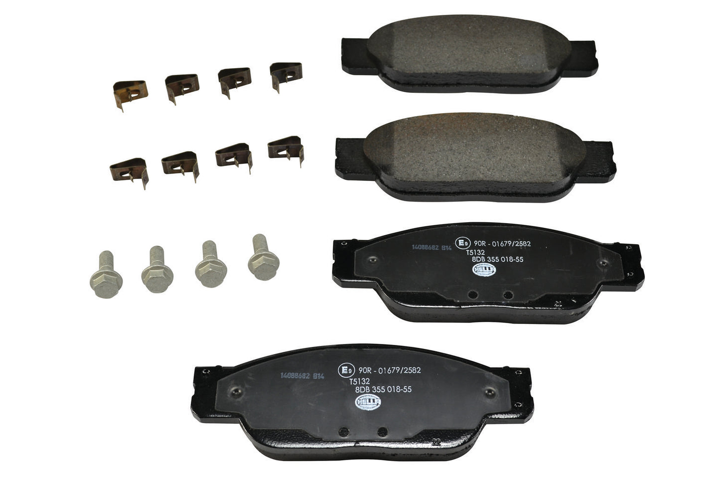HELLA Brake pad set - T5132 - for e.g. FORD / JAGUAR / LINCOLN 8DB355018-551
