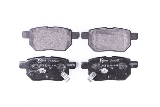 HELLA Brake pad set - T1921 - for e.g. DAIHATSU / LEXUS / SCION / TOYOTA 8DB355014-991