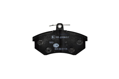 HELLA Brake pad set - T5021 - for e.g. AUDI / CHERY 8DB355017-701