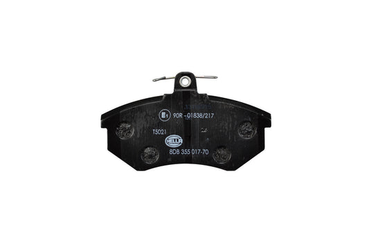 HELLA Brake pad set - T5021 - for e.g. AUDI / CHERY 8DB355017-701