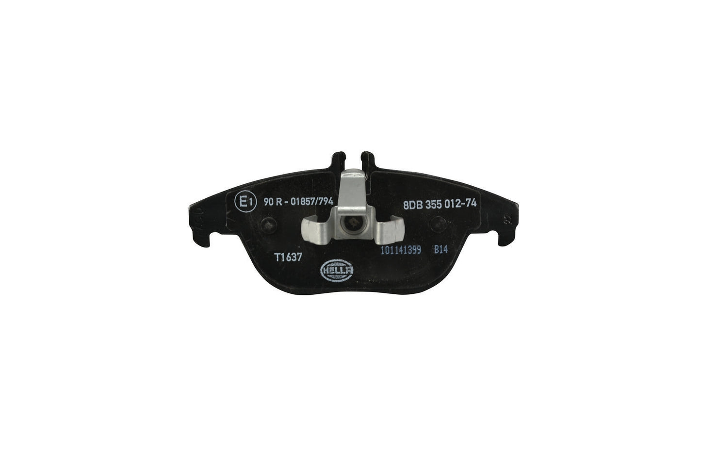 HELLA Brake pad set - T1637 - for e.g. MERCEDES-BENZ 8DB355012-741