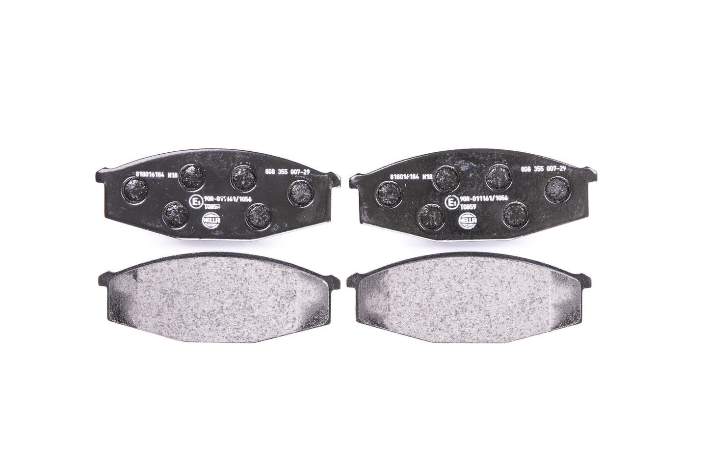 HELLA Brake pad set - T0859 - for e.g. FORD / NISSAN 8DB355007-291
