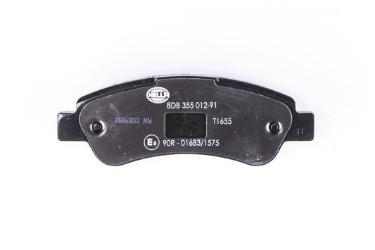 HELLA Brake pad set - T1655 - for e.g. PEUGEOT BOXER Van 2.2 BlueHDi 140 8DB355012-911