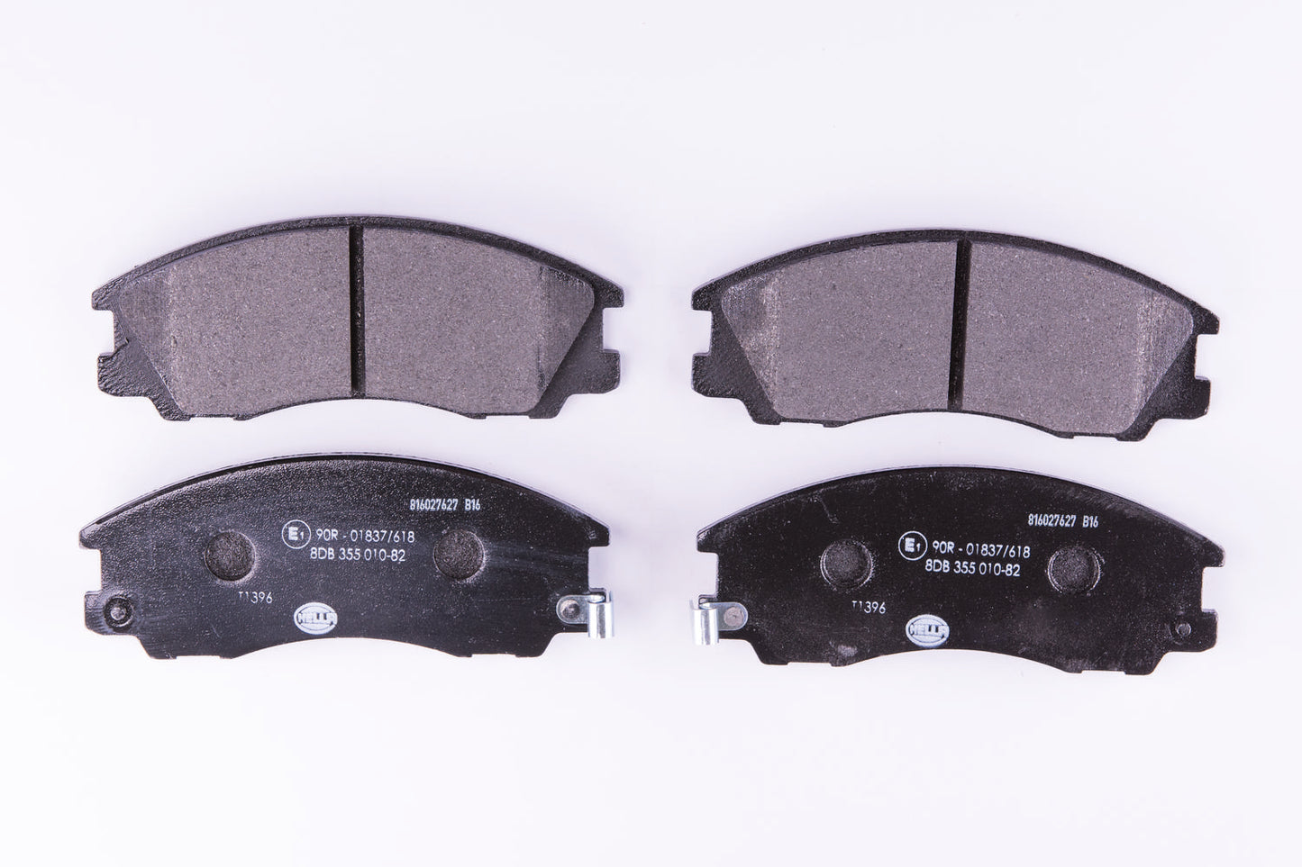 HELLA Brake pad set - T1396 - for e.g. HYUNDAI 8DB355010-821