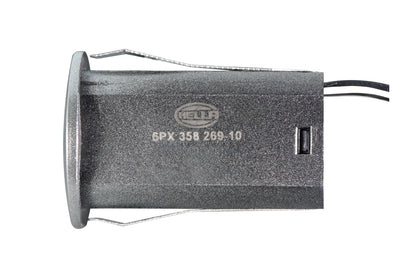 HELLA Sensor, park distance control - straight - 2-pin connector - Plugged - Cable: 25 6PX358269-101