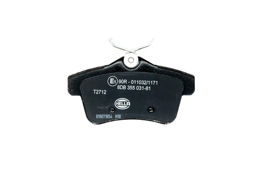 HELLA Brake pad set - T2712 - for e.g. CITROEN 8DB355031-811