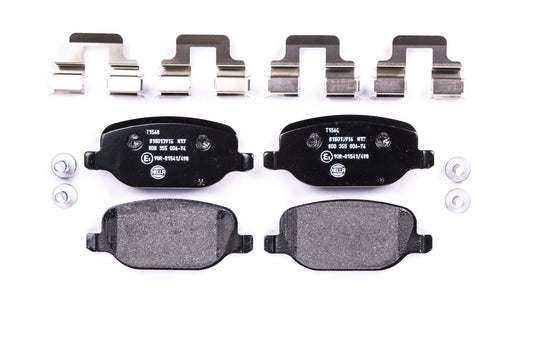 HELLA Brake pad set - T1568 - for e.g. ALFA ROMEO / LANCIA 8DB355006-741